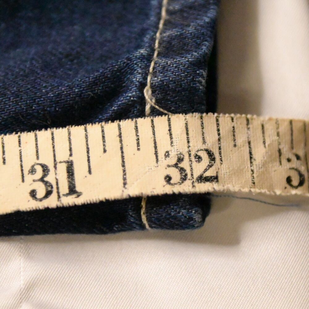 We The Free People Wide Leg Button Fly Jeans Women 28 Blue High Rise 33x32 - Picture 7 of 7